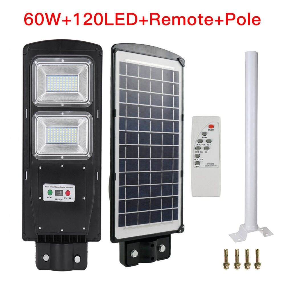 60W-120LED-Solar-Street-Light-PIR-Motion-Sensor-Outdoor-Wall-Garden-1633571-3