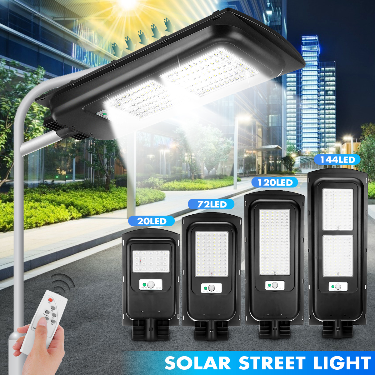 6V-Solar-Integrated-Street-Light-with-Remote-Control-Light-Control--Sensor-Polycrystalline-Solar-Pan-1841322-1