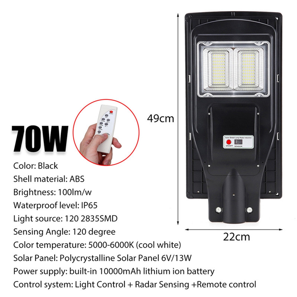 70W-120-SMD2835-LED-Solar-Street-Light-Motion-Senser-Outdoor-Garden-Wall-Timer-Lamp-with-Remote-Cont-1488344-3