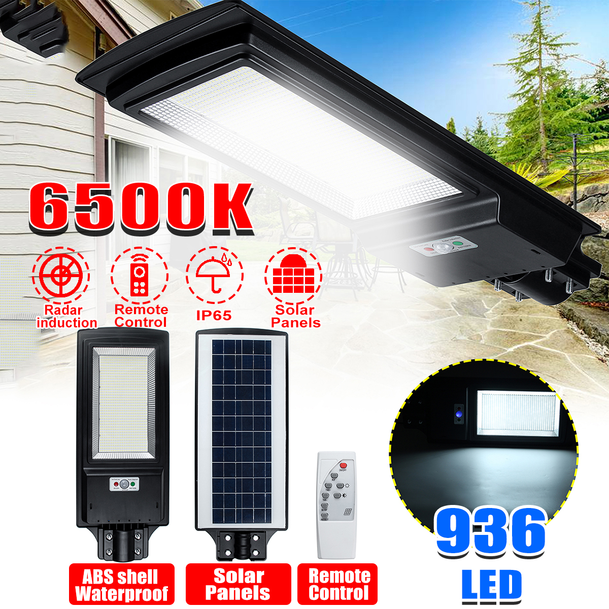 936-LED-Solar-Street-Light-Motion-Sensor-Wall-Garden-Lamp-Remote-1618797-1