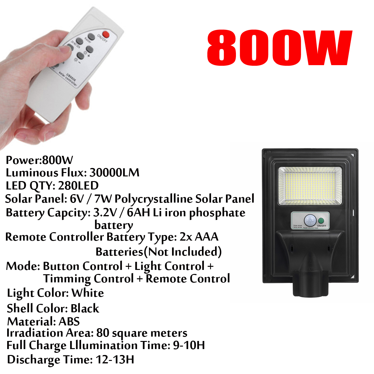 PIR-Motion-Sensor-LED-Solar-Street-Light-Security-Wall-Lamp-Waterproof-Outdoor-GardenRemote-Control-1735575-2