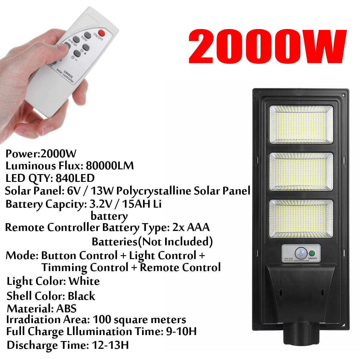 PIR-Motion-Sensor-LED-Solar-Street-Light-Security-Wall-Lamp-Waterproof-Outdoor-GardenRemote-Control-1735575-4