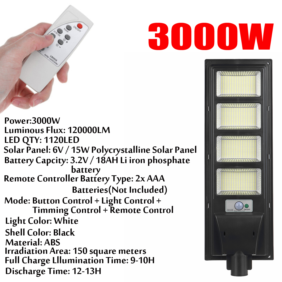 PIR-Motion-Sensor-LED-Solar-Street-Light-Security-Wall-Lamp-Waterproof-Outdoor-GardenRemote-Control-1735575-5