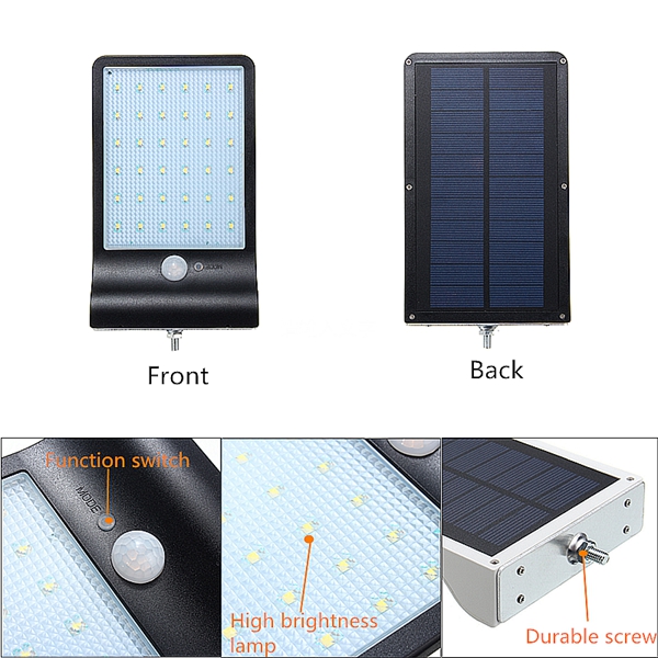 Waterproof-36-LED-Outdoor-Solar-Powered-PIR-Motion-Sensor-Security-Lamp-Light-Mounting-Pole-Fit-Home-1134523-3