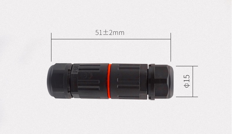 10Pcs-CDF-M3-IP68-Waterproof-Screw-free-Mini-Connector-3-Cores-Direct-through-Outdoor-Lighting-Small-1815337-3