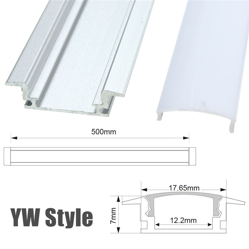1X-5X-10X-LUSTREON-50CM-Aluminum-Channel-Holder-For-LED-Strip-Light-Bar-Under-Cabinet-Lamp-1199458-5