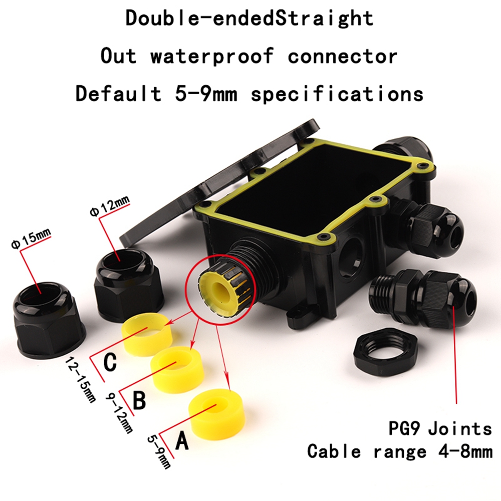 23456-Way-IP68-45A450V-Outdoor-Waterproof-Cable-Connector-Junction-Box-With-Terminal-for-Electrical--1755203-1