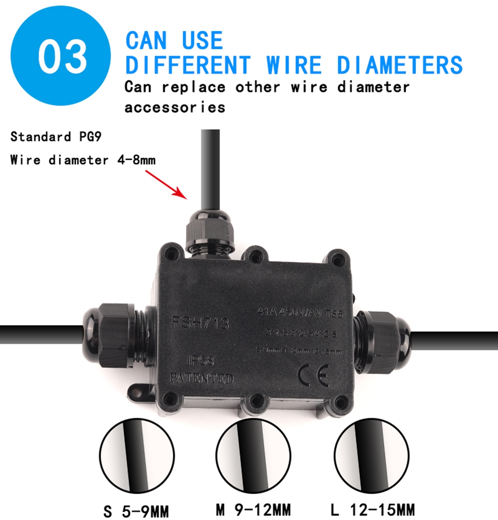 23456-Way-IP68-45A450V-Outdoor-Waterproof-Cable-Connector-Junction-Box-With-Terminal-for-Electrical--1755203-6