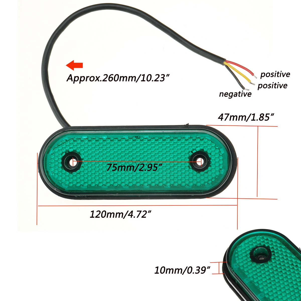 24V-30LEDs-Oval-Clearance-Side-Marker-Light-Position-Lamp-For-Truck-Trailer-RV-1828462-3