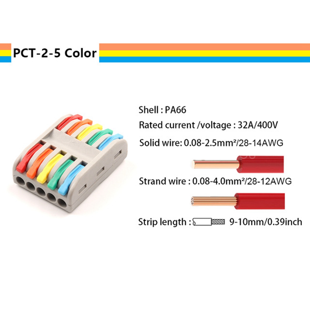 5-Input-5-Output-Colorful-Quick-Wire-Connector-Terminal-Blocks-Universal-Compact-Cable-Splitter-for--1757651-2