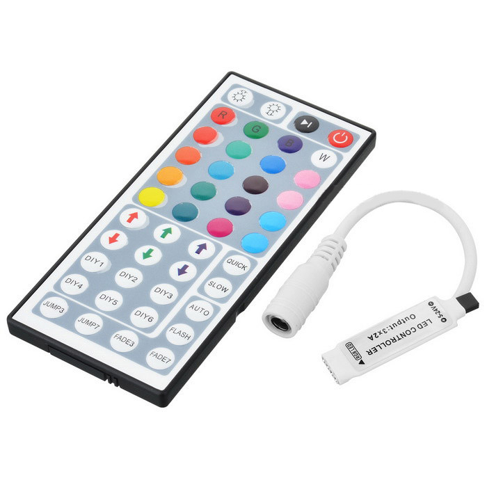 DC12V-72W-Mini-Wireless-Controller-with-44-Keys-Remote-Control-for-RGB-LED-Strip-Light-1248934-1