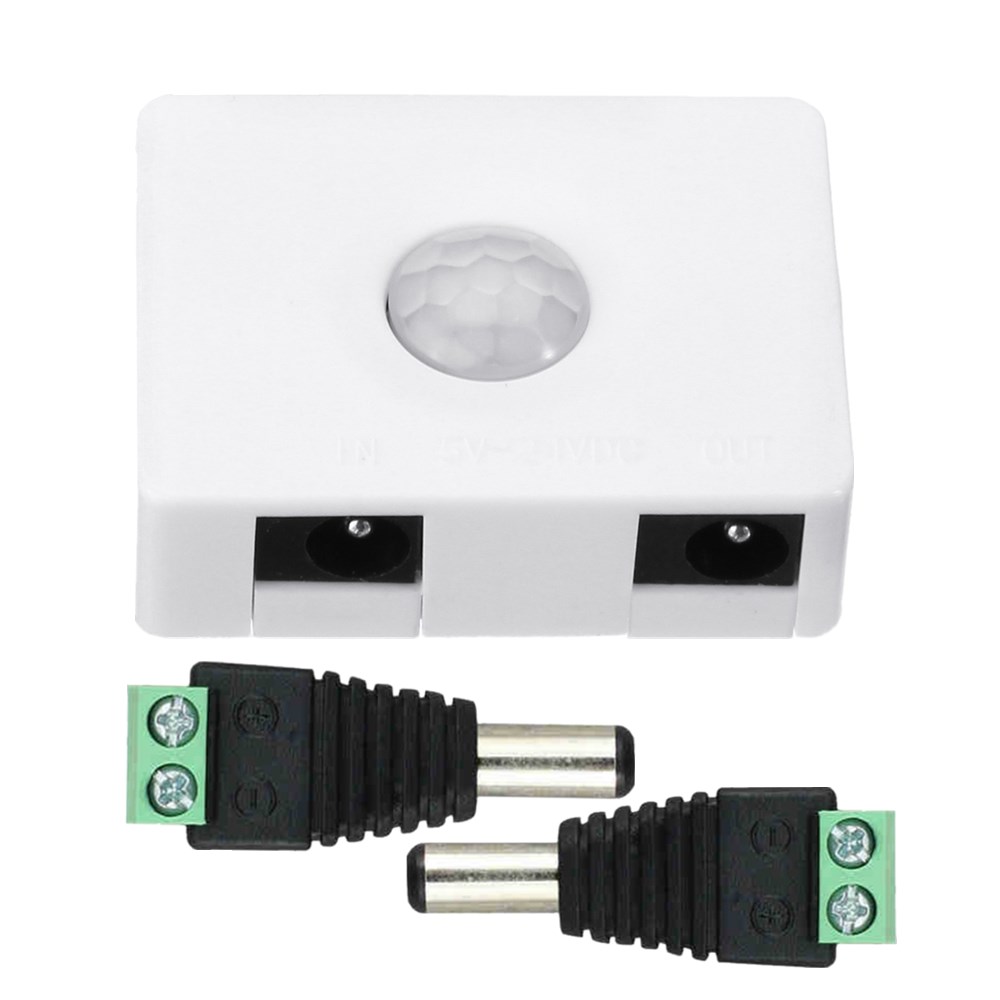 DC5-24V-5A-Human-Infrared-Motion-Sensor-Controller-LED-Strip-Light-Switch--5521mm-Male-Connector-1399653-1