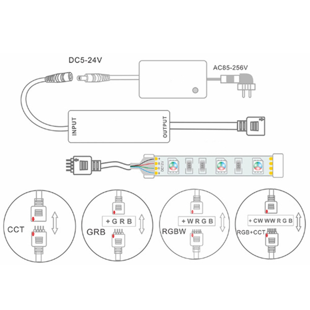 DC5V-24V-Ultra-Thin-Wireless-Remote-Control-CCT-Color-Temperature-RF-LED-Dimmer-Controller-for-Strip-1536651-5