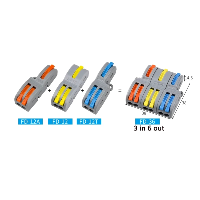 FD-12-OrangeYellowBlue-Wire-Connector-1-In-2-Out-Wire-Splitter-Terminal-Block-Compact-Wiring-Cable-C-1793969-3