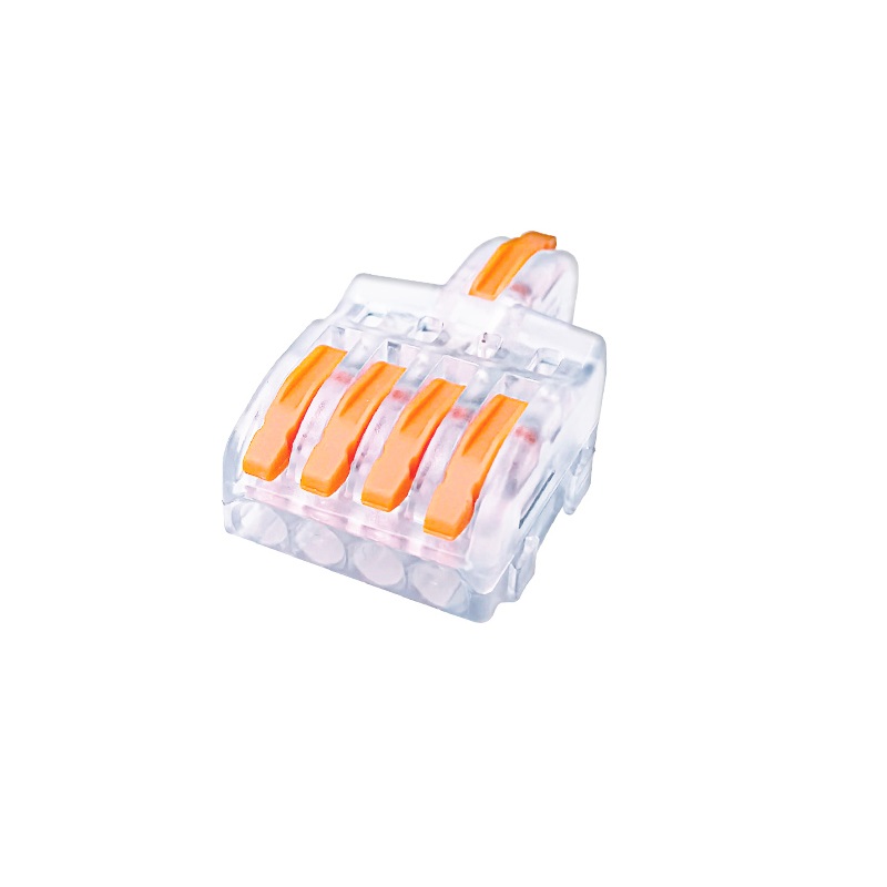 LUSTREON-1-In-4-Out-Wire-Connector-Color-Handle-Branch-Terminal-Transparent-Shell-Combined-Butt-Type-1814839-2