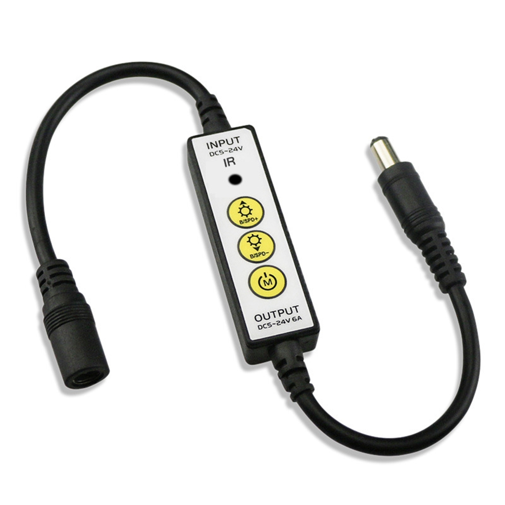 Mini-3Keys-Button-IR-LED-Dimmer-Controller14Keys-Remote-Control-for-Single-Color-Strip-Light-DC5-24V-1537114-2