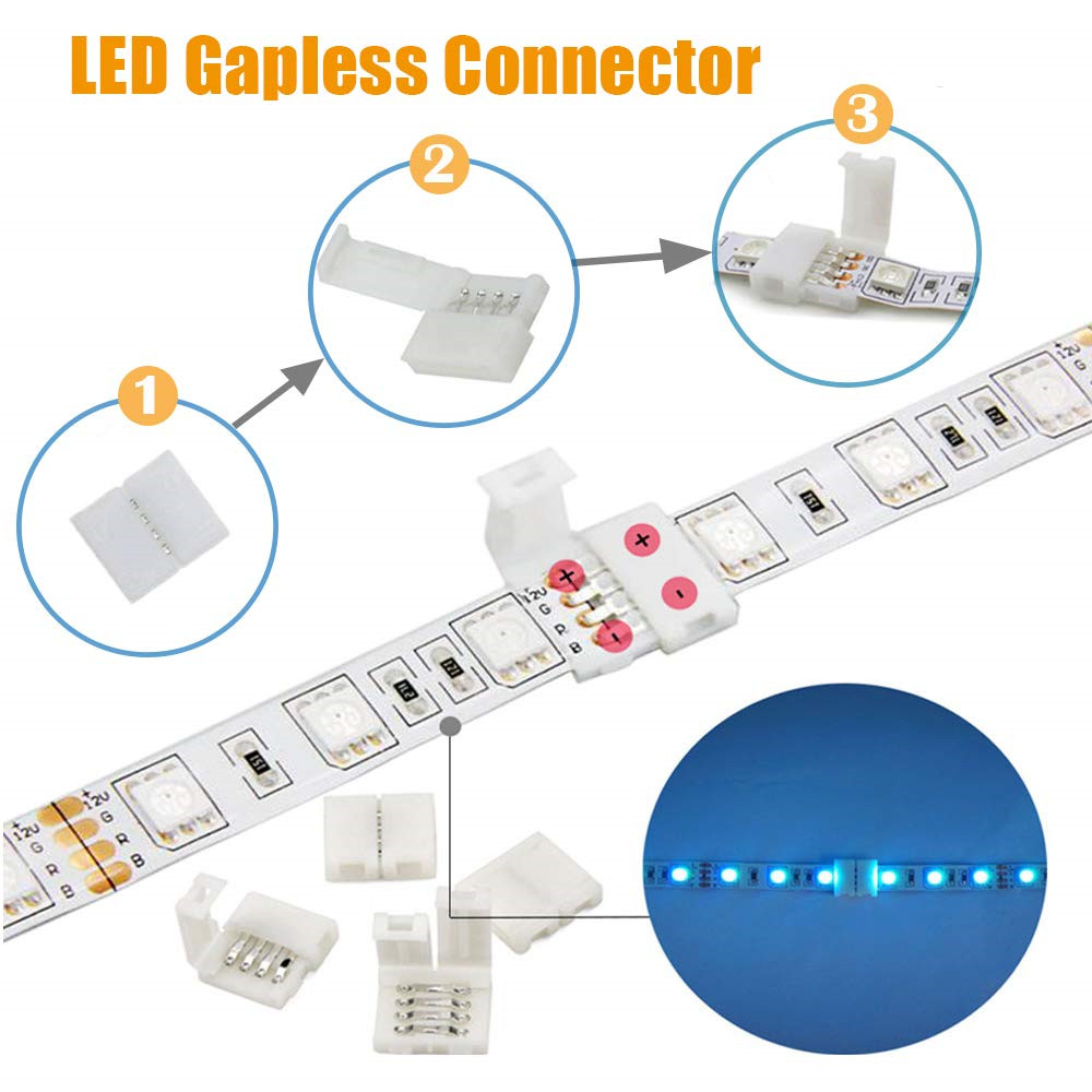 RGB-LED-Strip-Connector-Kit-for-10mm-4Pin-5050-Includes-8-Types-of-Solderless-Accessories-Provides-M-1613391-3