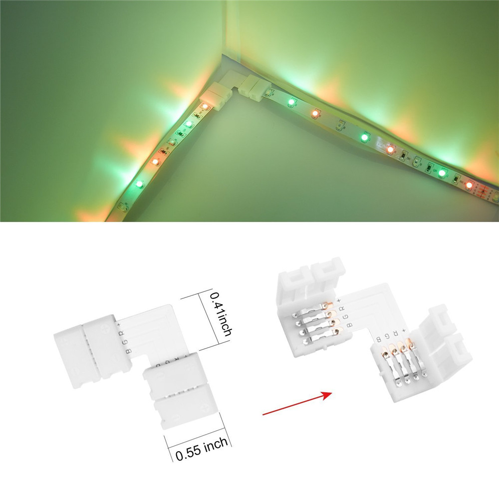 RGB-LED-Strip-Connector-Kit-for-10mm-4Pin-5050-Includes-8-Types-of-Solderless-Accessories-Provides-M-1613391-5