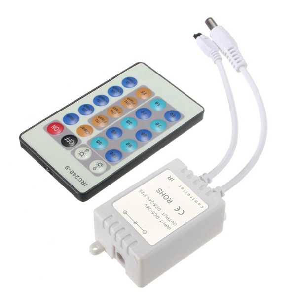 Wireless-24-Key-IR-Remote-Controller-For-LED-Single-Color-35285050-Strip-Light-1031363-1