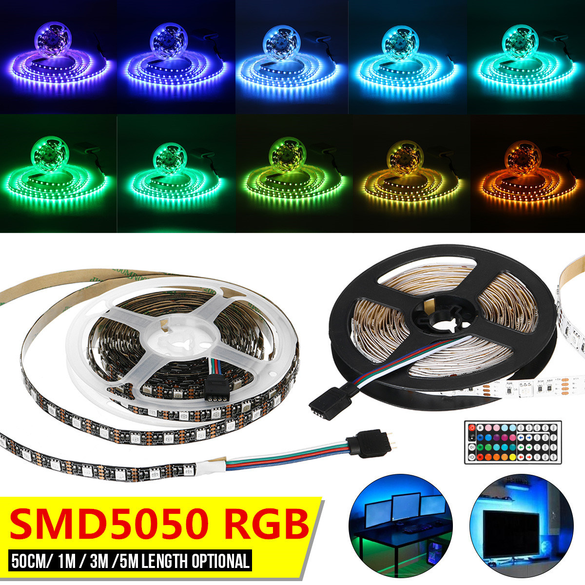 05135M-5050-SMD-RGB-LED-Strip-Light-Non-waterproof-Indoor-Lamp-Home-Decor--44-Key-Remote-Control-DC5-1661184-1