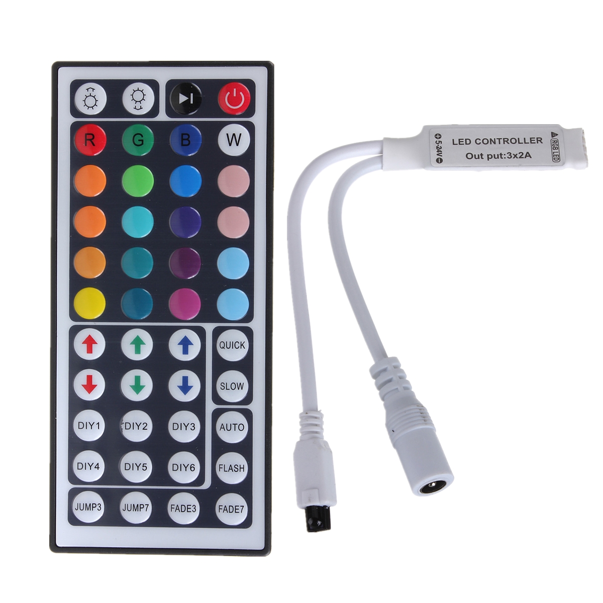 10M-SMD-5050-Non-Waterproof-RGB-600-LED-Strip-Tape-Flexible-Light--44-Keys-IR-Controller-DC12V-1094566-7