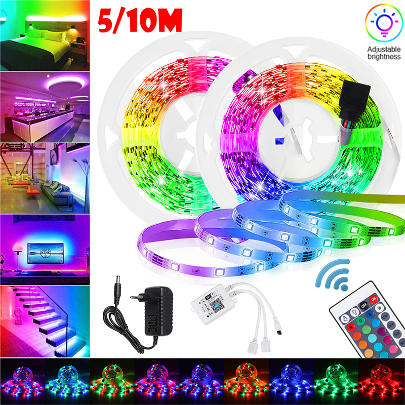 16FT5M-32FT10M-2835-RGB-LED-Strip-LightWiFi-Controller-Work-with-Google-Alexa-Remote-ControlPower-Ad-1691249-1