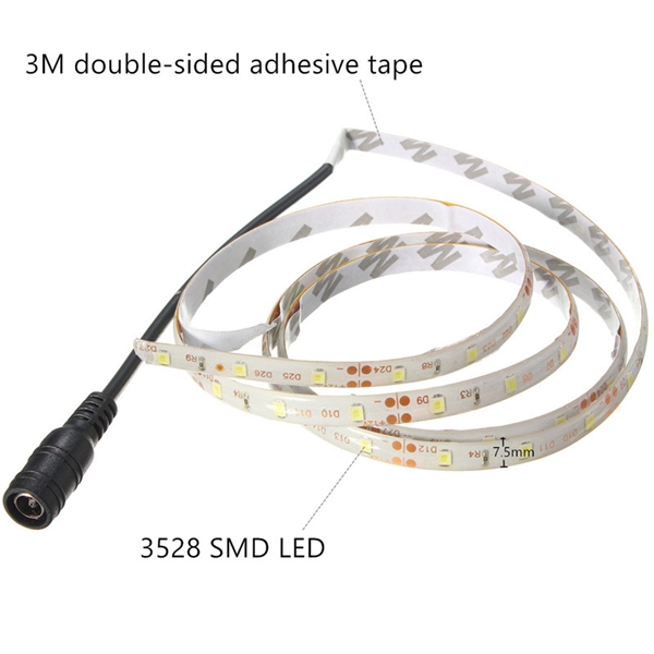 1M-Waterproof-SMD-3528-60-LED-Flexible-Strip-Light--12V-UK-Plug-Power-Supply--Dimmer-1066006-3