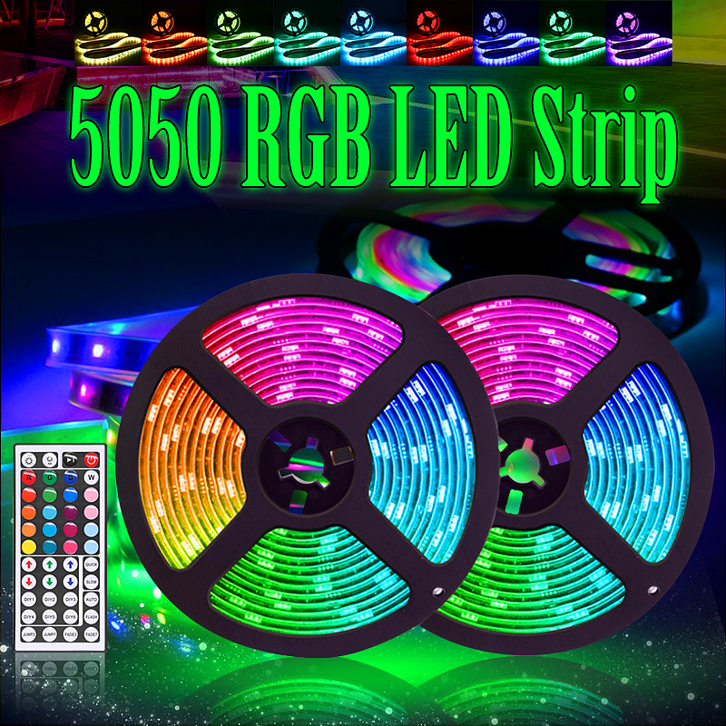 1M2M3M4M5M-5050-RGB-LED-Strip-Light-USB-Power-Color-Changing-Tape-Cabinet-Lamp44Keys-Remote-Control-1680862-1