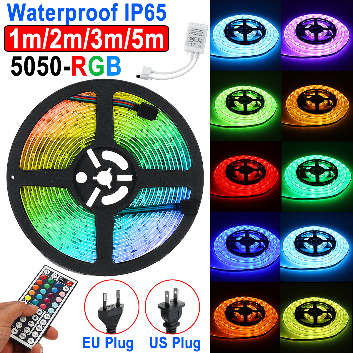 1M2M3M5M-Waterproof-LED-Strip-Light-RGB-5050SMD-Flexible-Ribbon-Tape--44-Key-Remote-Control-Power-Ad-1632613-1