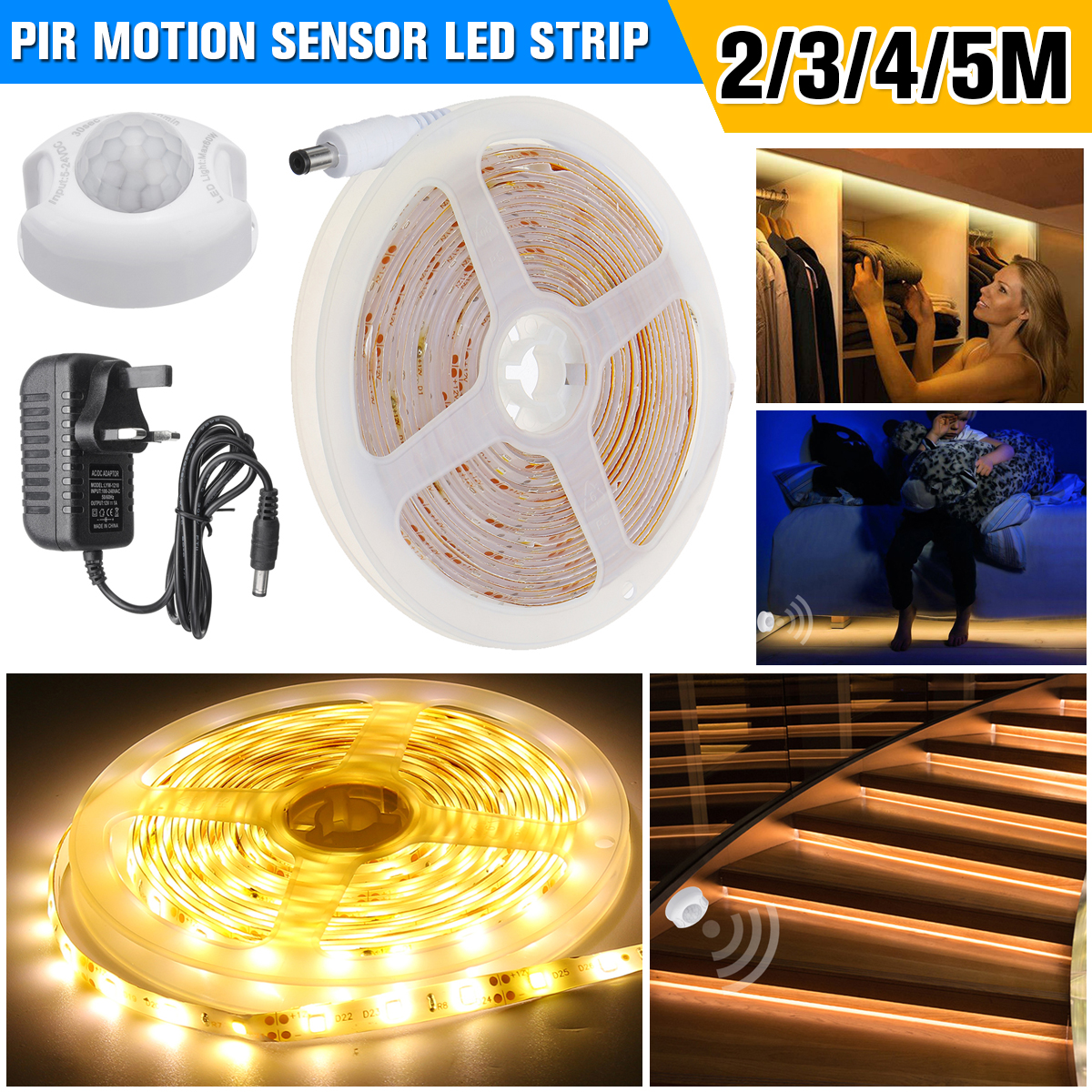 2M-3M-4M-5M-PIR-Motion-Sensor-LED-Strip-Lights-Wireless-Wardrobe-Closet-Night-Lamp-UK-Plug-1668164-1