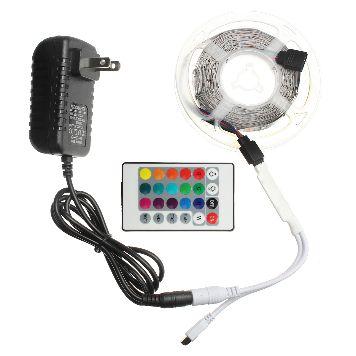 2M-3M-5M-10M-DC12V-RGB-SMD2835-LED-Strip-Light--24Keys-IR-Remote-Control-US-Power-Plug-Full-Kit-1577607-2