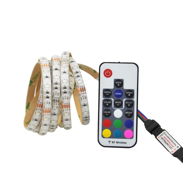 2M-3M-5M-USB-Waterproof-SMD-2835-RGB-TV-Background-Strip-Light-With-17-Keys-RF-Remote-DC5V-1161200-2