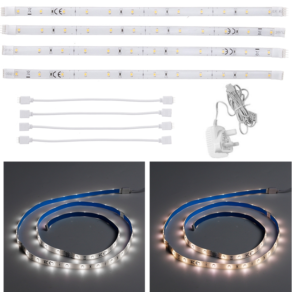 4PCS-30CM-DC12V-3528-Waterproof-LED-Cabinet-Strip-Light-with-4Pin-05A-UK-Power-Supply-for-Stairs-War-1616924-1