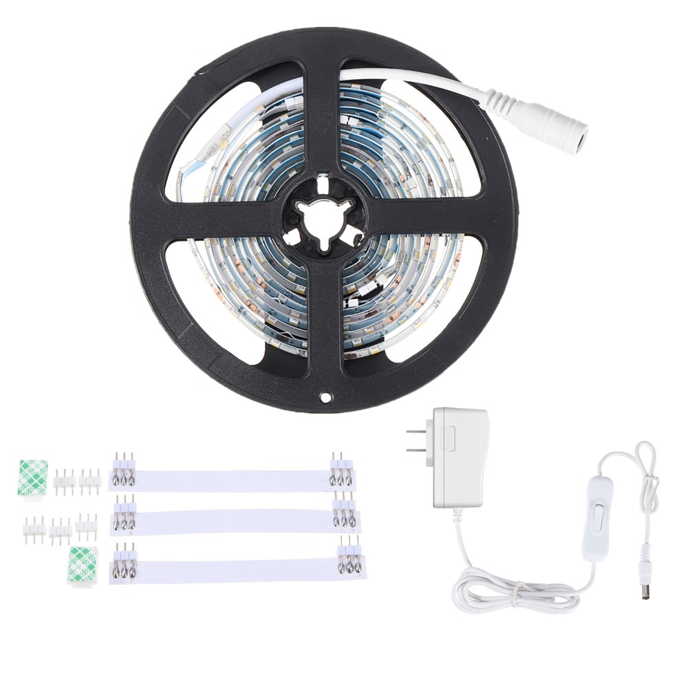 4PCS-50cm-SMD3528-LED-Cabinet-Strip-Light-TV-Backlight-Indoor-Outdoor-Lamp-DC12V-with-US-Power-Adapt-1616995-1