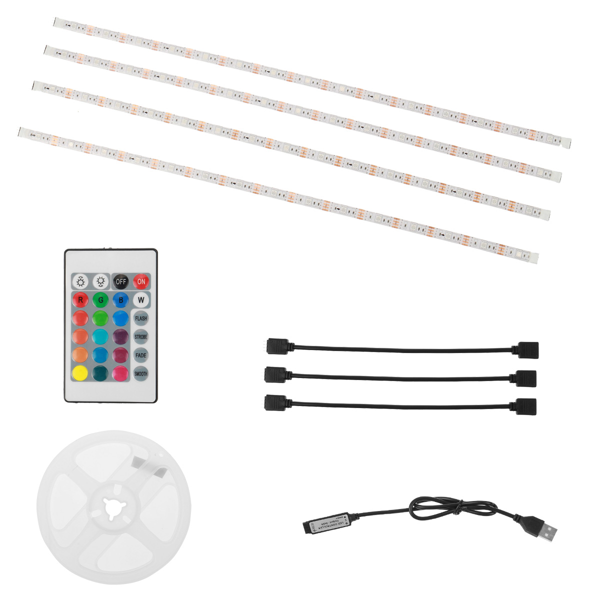 4PCS-DC5V-USB-LED-Strip-Light-5050-RGB-Color-Changing-TV-Backlight-Kit-with-24-Key-Remote-Control-fo-1736178-2