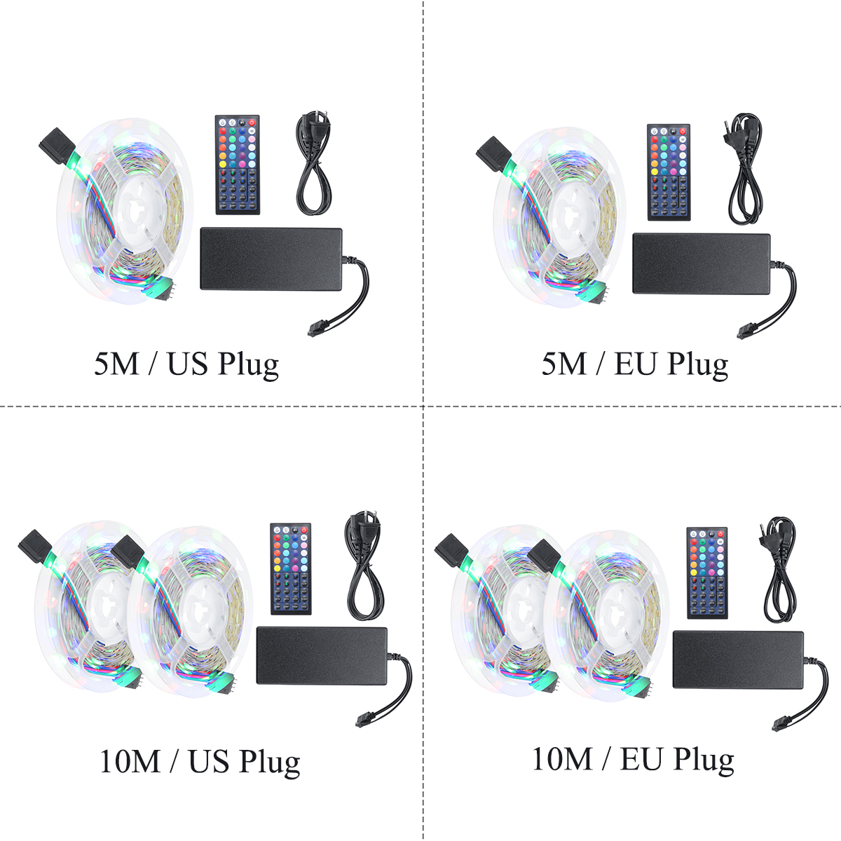 510M-LED-Strip-Light-12V-US--EU-Power-Full-Kit-SMD-44-Key-Remote-RGB-3528-1796573-2