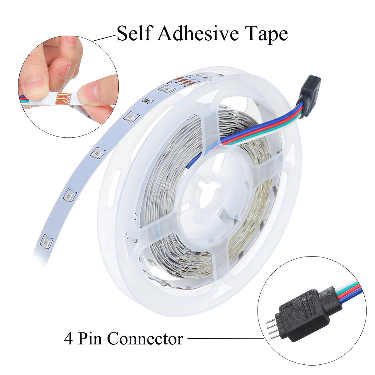 510M-LED-Strip-Light-12V-US--EU-Power-Full-Kit-SMD-44-Key-Remote-RGB-3528-1796573-4