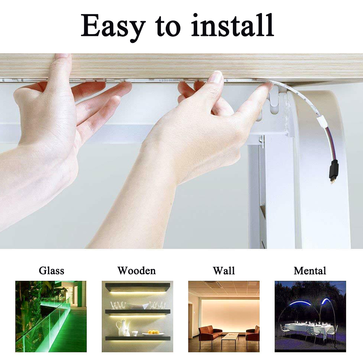 510M-LED-Strip-Light-12V-US--EU-Power-Full-Kit-SMD-44-Key-Remote-RGB-3528-1796573-9