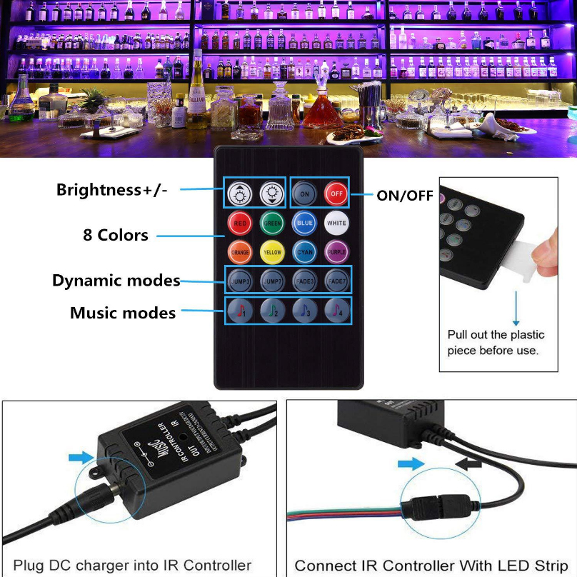 5M-10M-3528-RGB-Music-Sync-Voice-Control-LED-Strip-Light--22Keys-IR-Remote-Control-Or-3A-EU-US-Power-1596160-4