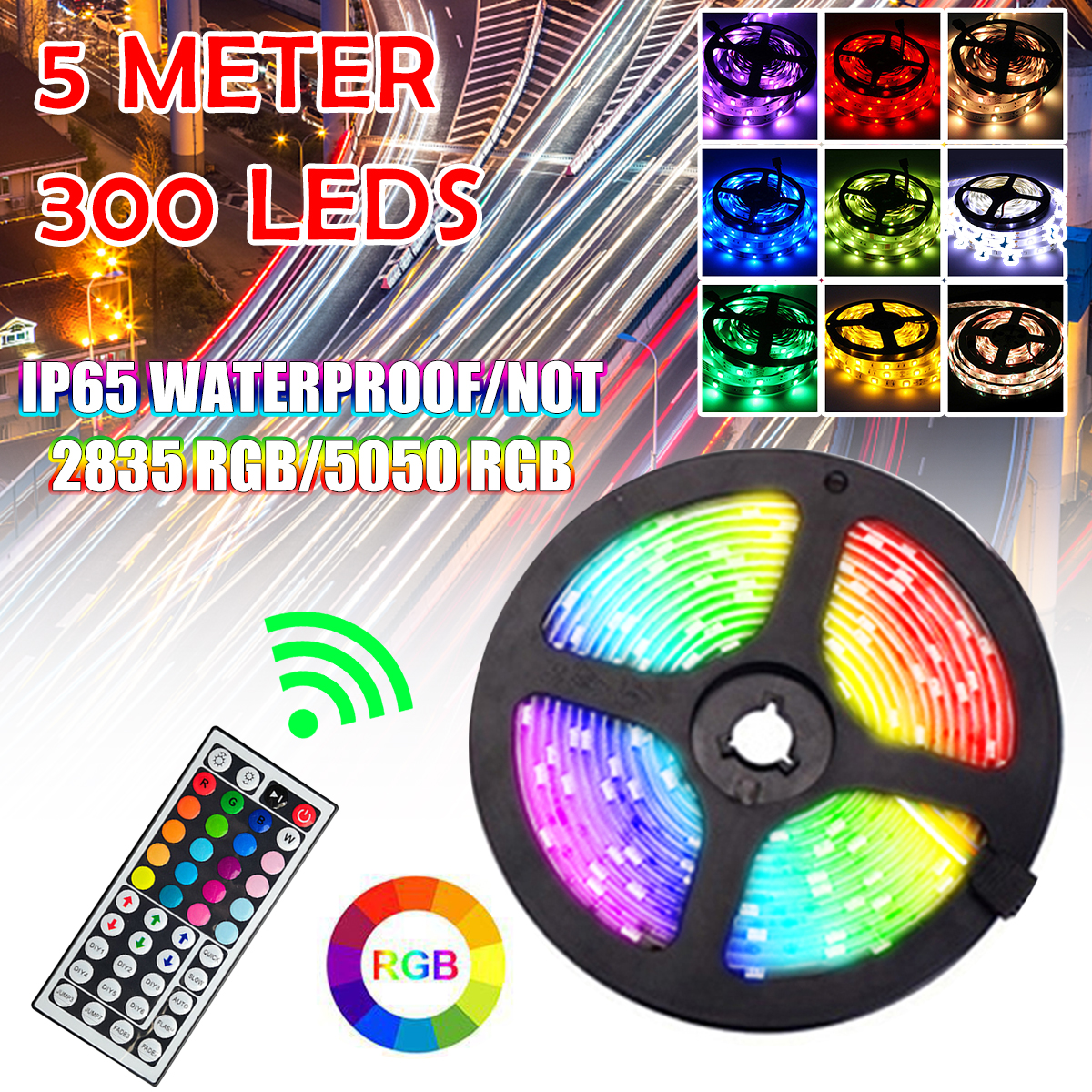5M-28355050-WaterproofNon-Waterproof-RGB-LED-Strip-Light--44-Keys-Remote-Control--Power-Adapter-1682409-1