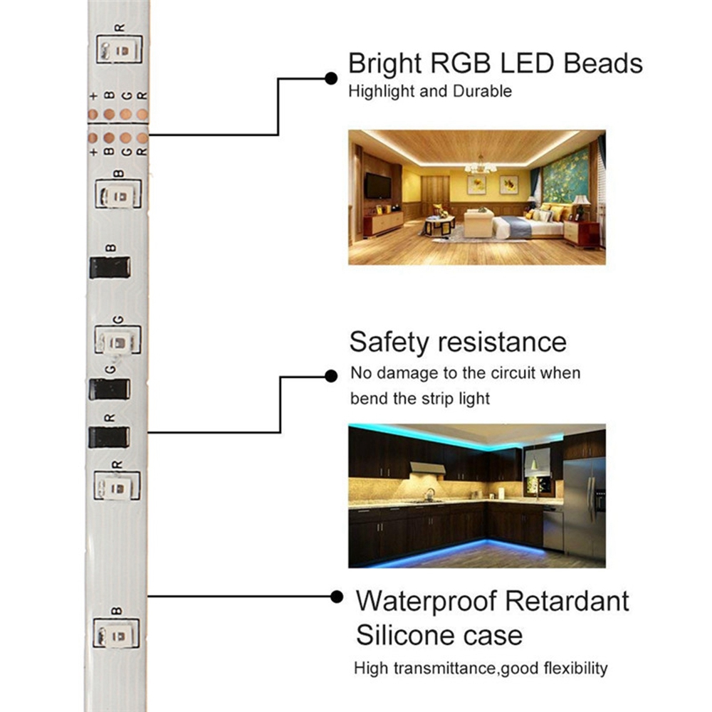 5M-3528-Waterproof-RGB-Flexible-LED-Strip-LightIR-Controller44Keys-Remote-ControlEU-US-Plug-1359841-4