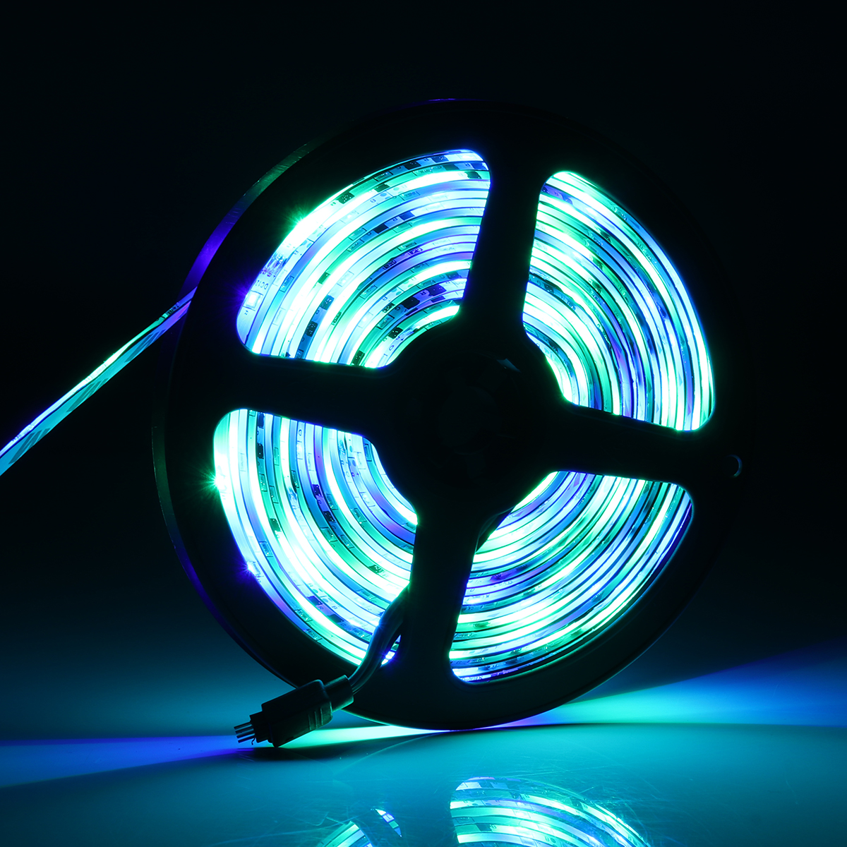 5M-3528-Waterproof-RGB-Flexible-LED-Strip-LightIR-Controller44Keys-Remote-ControlEU-US-Plug-1359841-6