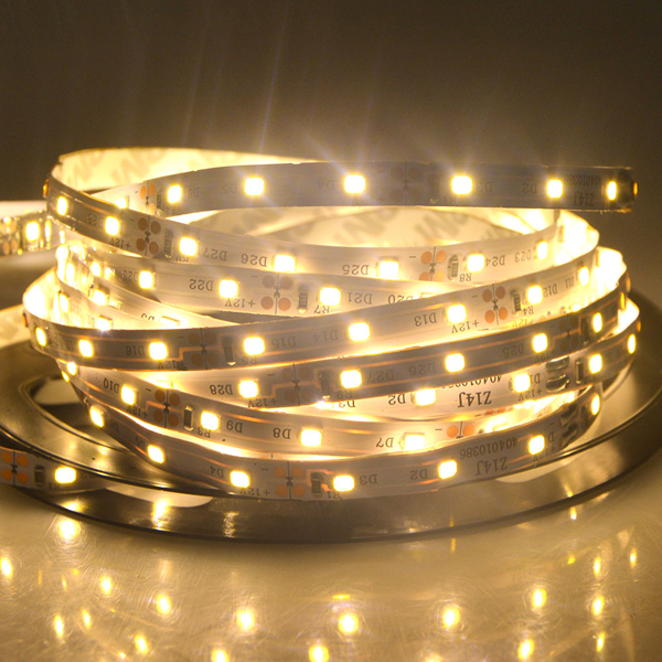 5M-SMD-2835-300-LED-WhiteWarm-White-LED-Strip-Flexible-Light--Power-Supply--Connector-DC-12V-1083193-2