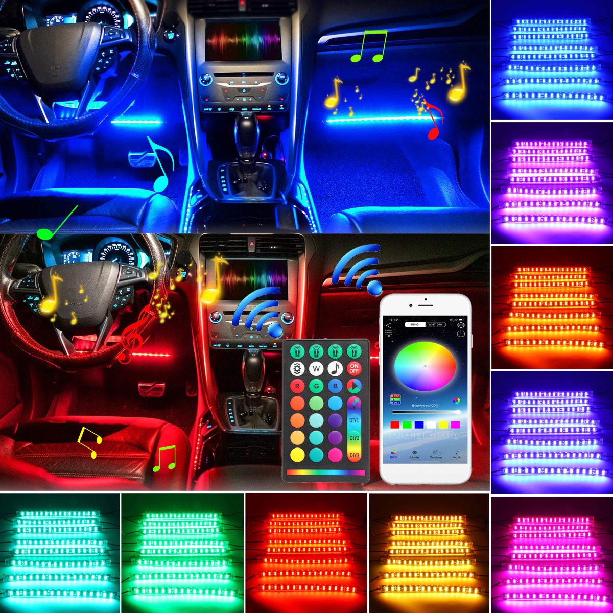 68Pcs-5050-LED-Car-Strip-Underglow-DC12V-40W-RGB-LED-Neon-Car-Under-Glow-Atmosphere-Strip-Light-APP--1851258-2