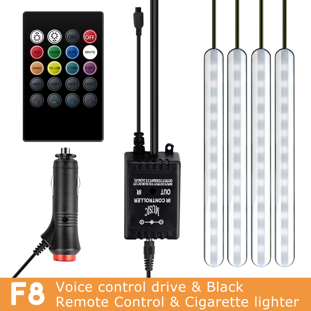 DC12V-10W-Car-Atmosphere-Light-USB-Colorful-Music-Voice-Control-LED-Rigid-Strip-Lamp--Remote-Control-1651600-4