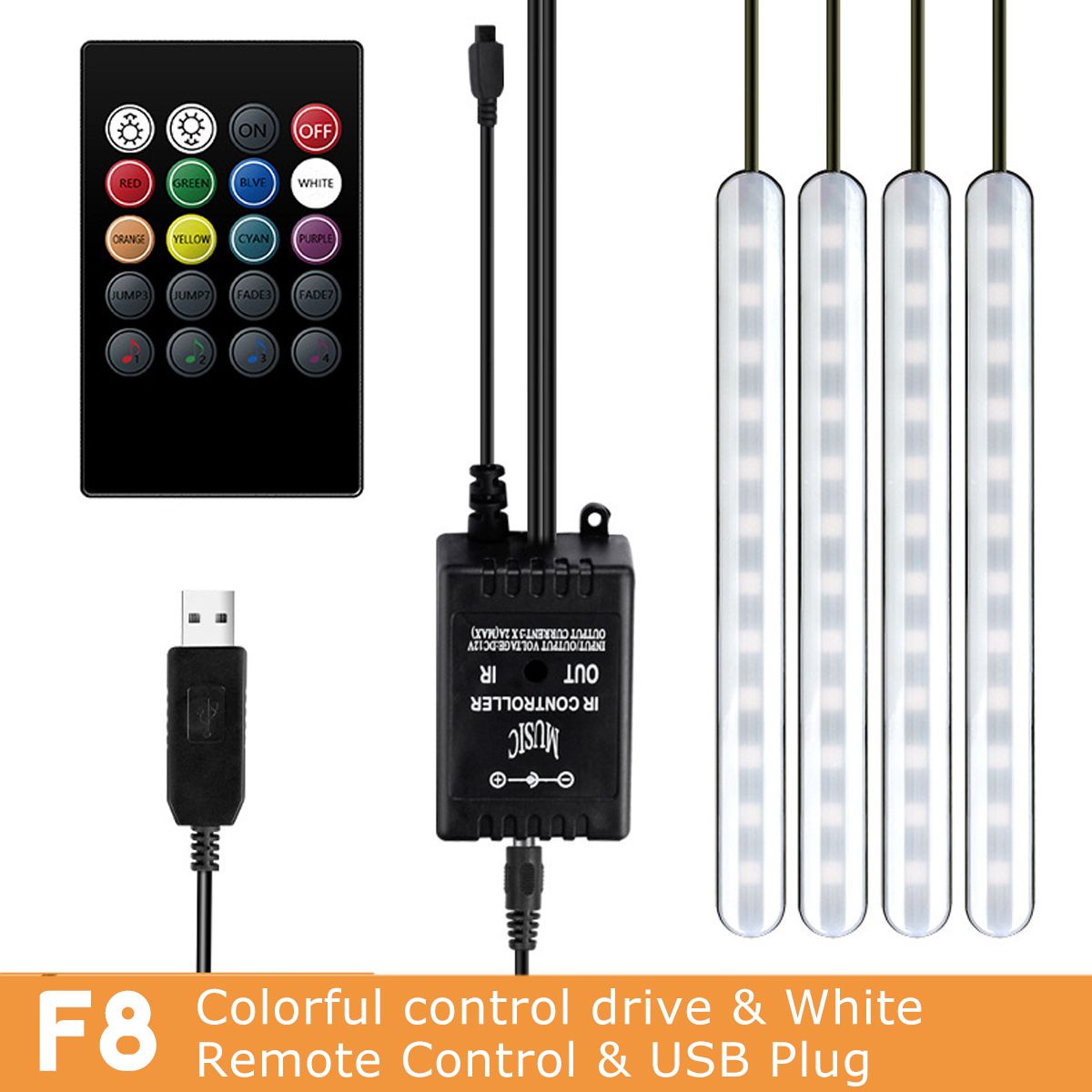 DC12V-10W-Car-Atmosphere-Light-USB-Colorful-Music-Voice-Control-LED-Rigid-Strip-Lamp--Remote-Control-1651600-5