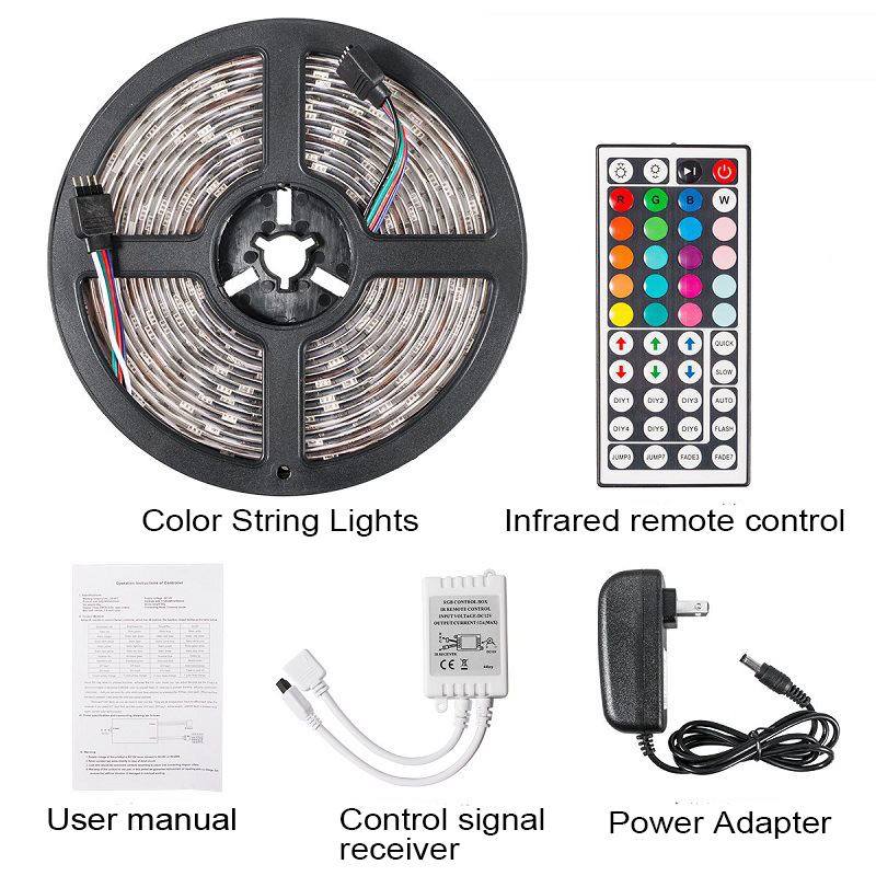 DC12V-5M-2835-SMD-RGB-Non-waterproof-LED-Strip-Light--24Keys-or-44Keys-IR-Remote-Control--Power-Adap-1614428-2