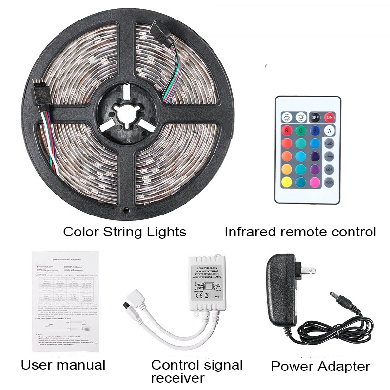 DC12V-5M-2835-SMD-RGB-Non-waterproof-LED-Strip-Light--24Keys-or-44Keys-IR-Remote-Control--Power-Adap-1614428-3