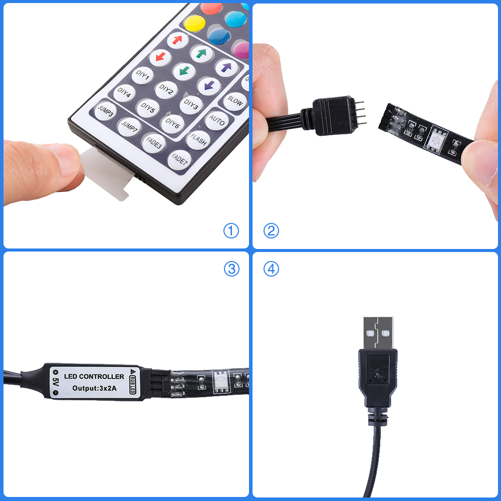 SOLMORE-240CM260CM-USB-LED-TV-Backlight-Strip-Light-Kit-RGB-Monitor-Lamp--44keys-Remote-Control-DC5V-1678939-5