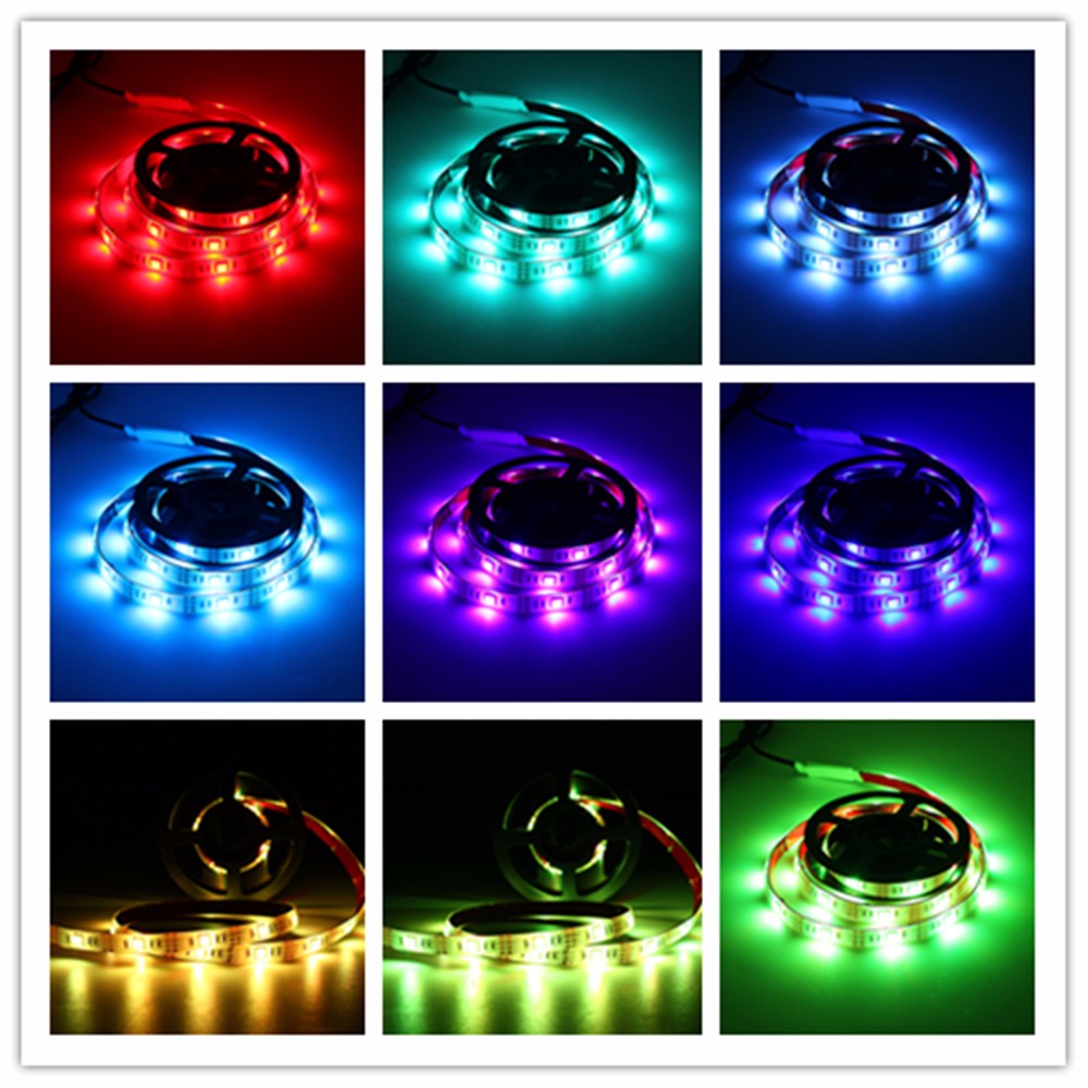 100cm-150cm-200cm-Waterproof-DC5V-USB-5050-RGB-LED-Strip-Tape-TV-Background-Lighting-1117710-2